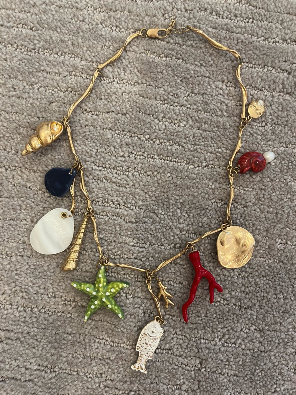 Zara Multi Coastal Charms Necklace - Picture 3 of 3